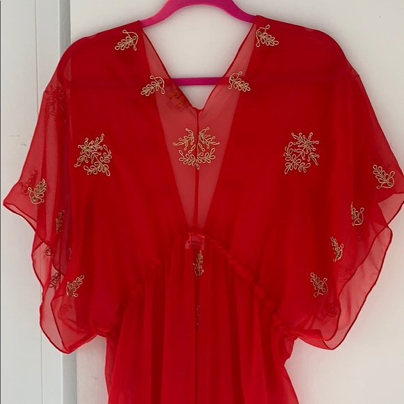 Lotta Stensson Red Beach Coverup - Picture 4 of 6